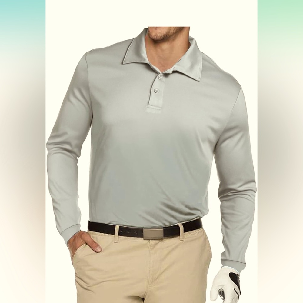 NWT Coo Run UPF50+ long sleeved, collared men’s golf shirt XXL